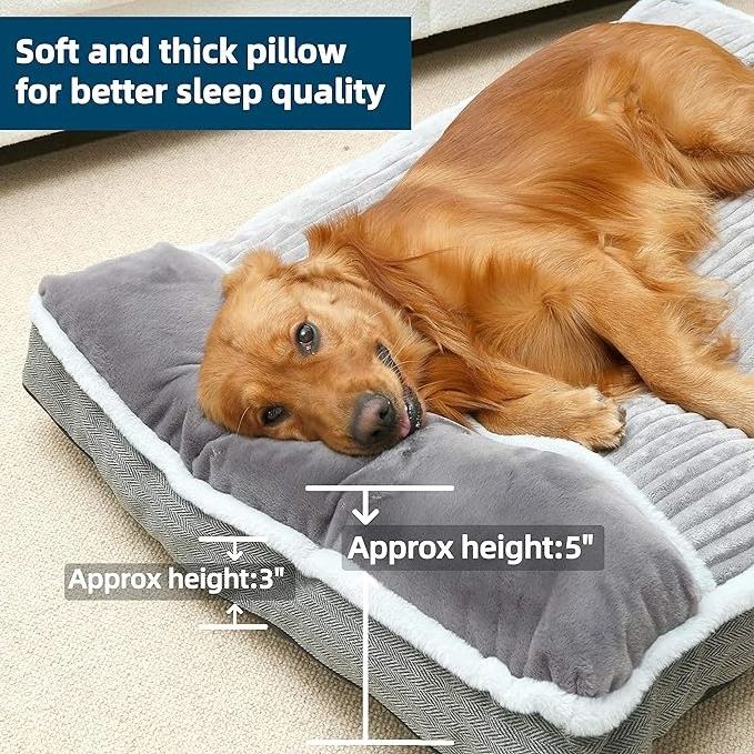 Custom Pet Bed Soft Washable for Dogs and Cats Rest anti anxiety dog bed