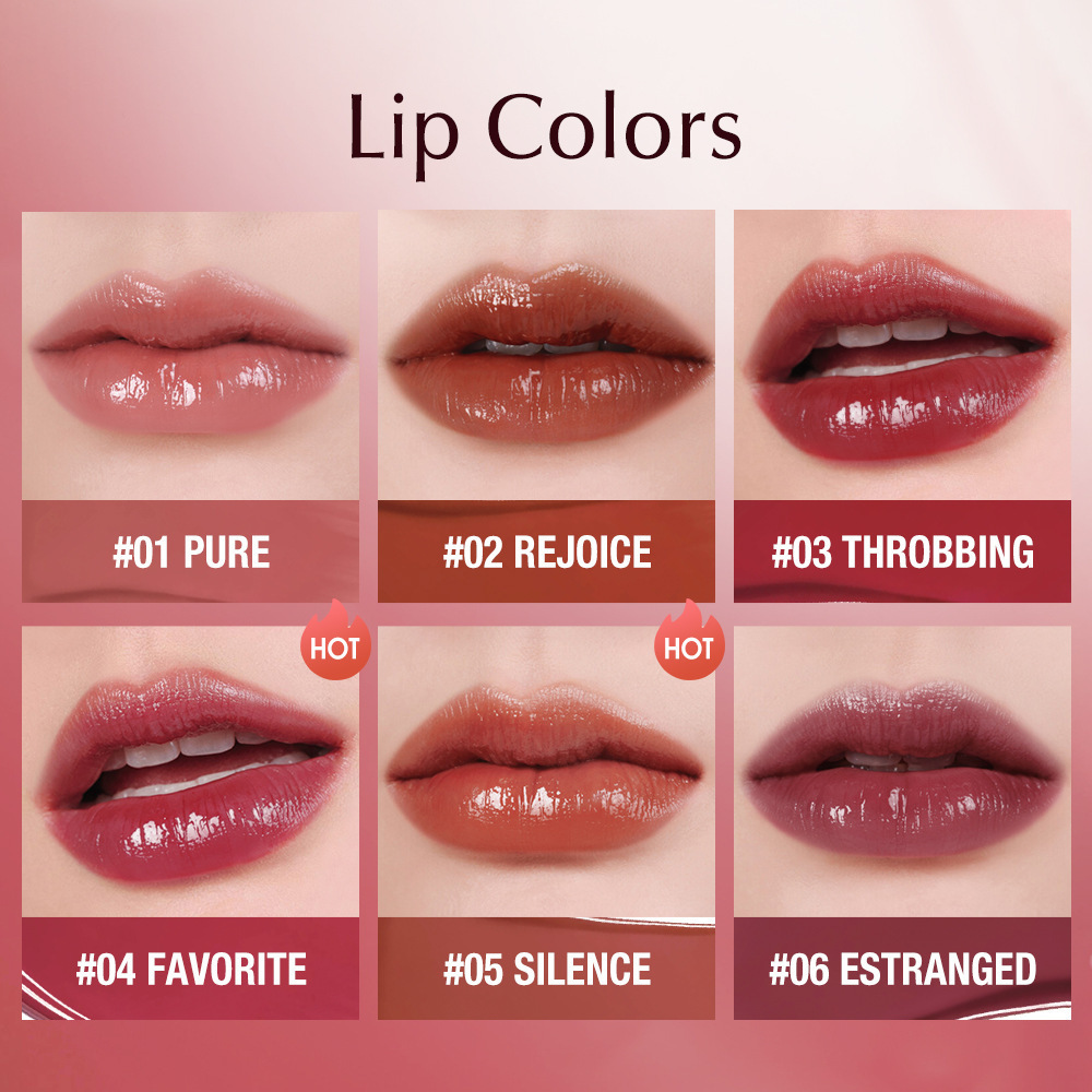 O.TWO.O private label Aqua Lip Cheek Honey Lipstick Watery Mirror Lip Glaze Lipstick wholesale