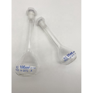 Wholesale laboratory glass flask volumetric flask with stopper