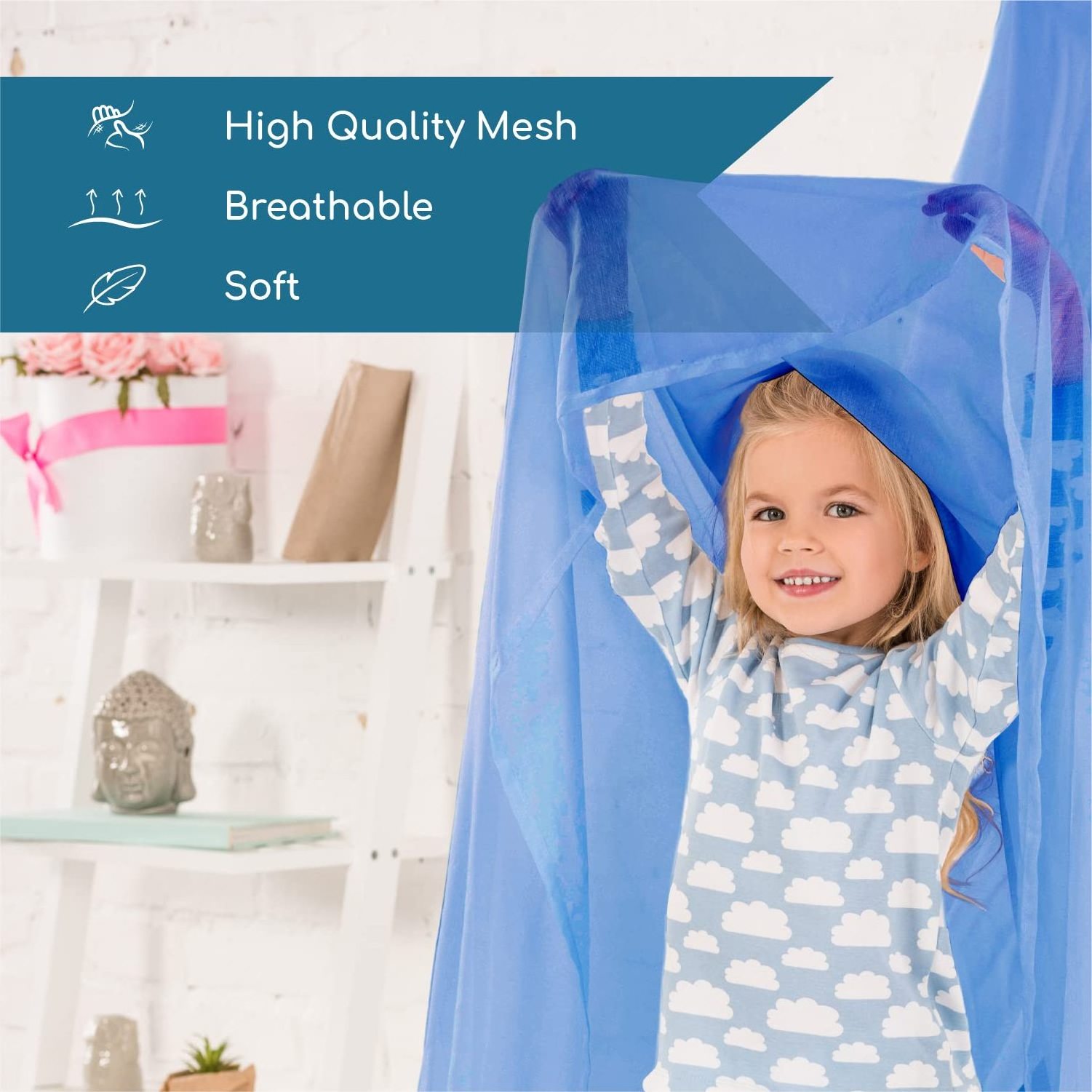 Stretchy Breathable Net Shade Mini Portable Travel Crib Canopy Cover Luminous Baby Crib Blackout Tent For Indoor Or Outdoor