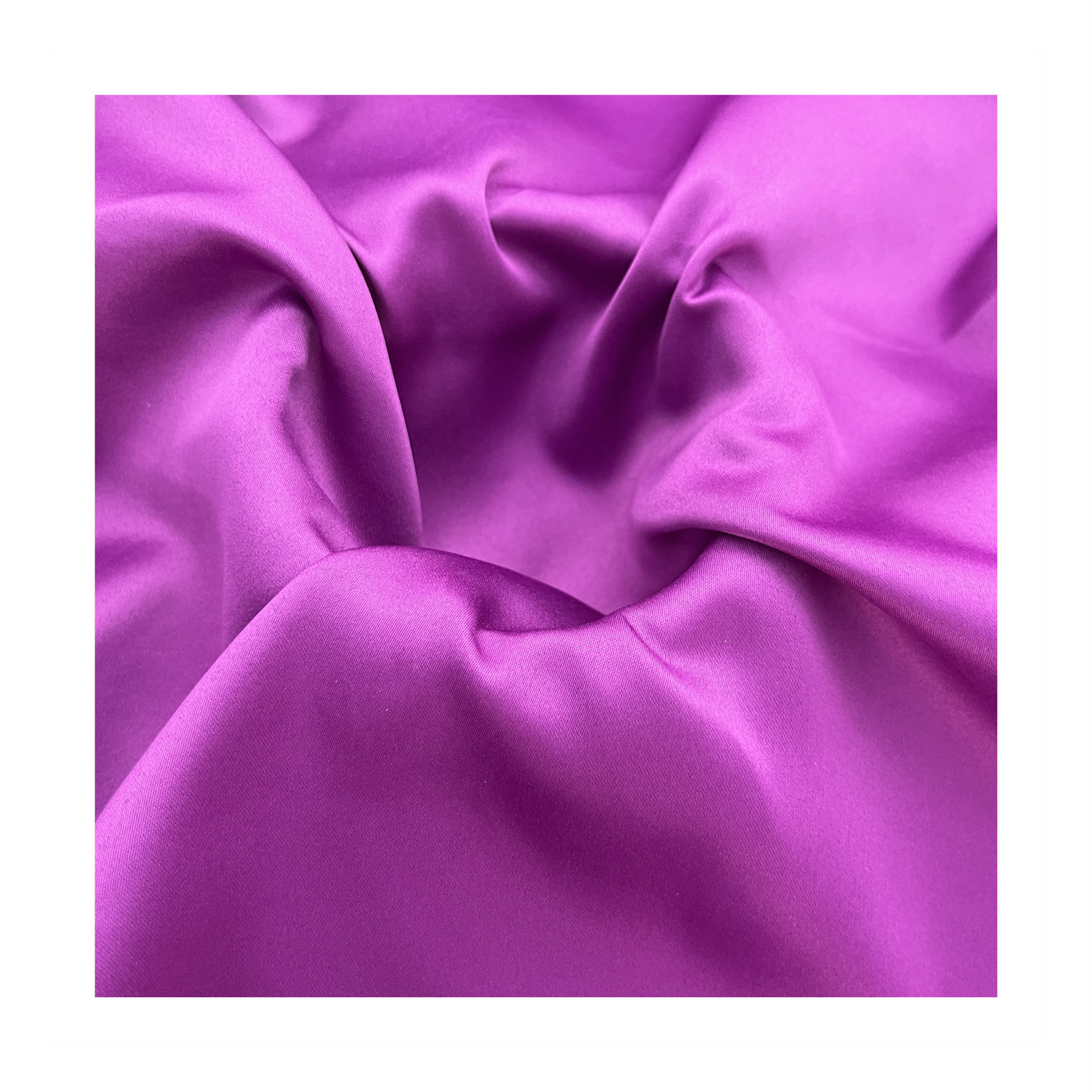 Micro-Elastic Imitated matte Satin Fabric Dense Charmeuse Bridal Fabric Solid For Wedding Dress