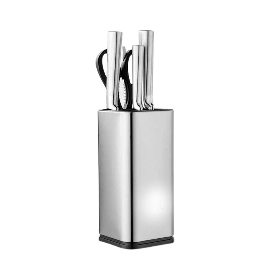 Hot Selling Knife Holder Rack Stainless Steel Kitchen Knife Block Set Universal Knife Block For Kitchen