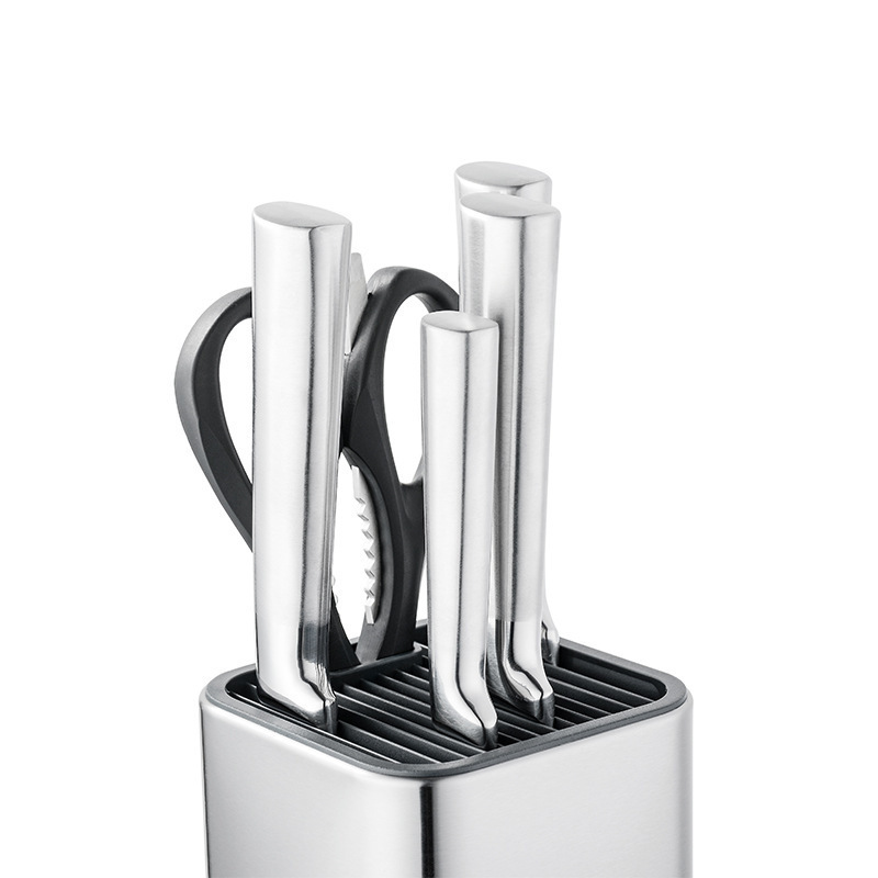 Hot Selling Knife Holder Rack Stainless Steel Kitchen Knife Block Set Universal Knife Block For Kitchen