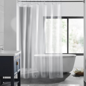 72" x 72" PEVA Waterproof Clear Shower Curtain Liner for Bathroom Shower Curtains