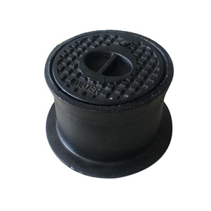 Round Square Ductile Cast Iron Surface Box -Gas water iron box manhole cover cast iron