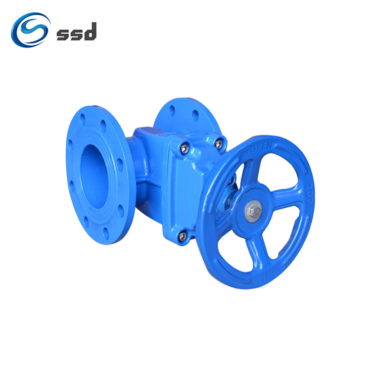 China large diameter flange gate valve Manual soft seal flange gate valve wheel handle