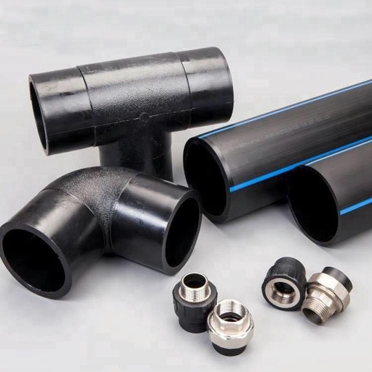 wholesale butt fusion hdpe pipe fittings cross tee