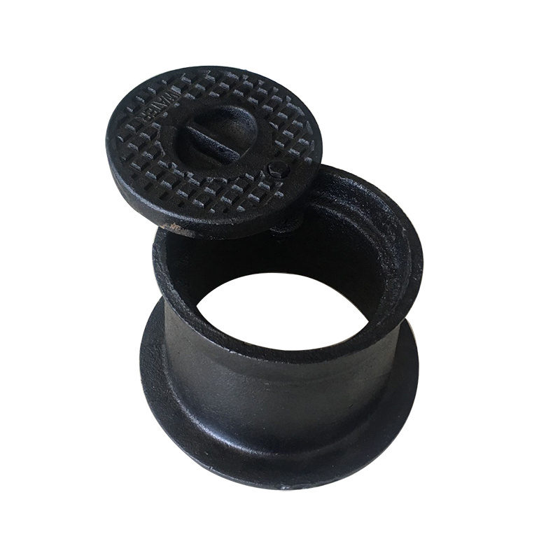 Round Square Ductile Cast Iron Surface Box -Gas water iron box manhole cover cast iron