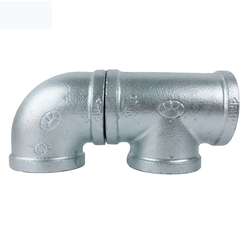 20mm/25mm Galvanized Malleable Iron Cast Solid Elbow Electrical Conduit Pipe Fitting