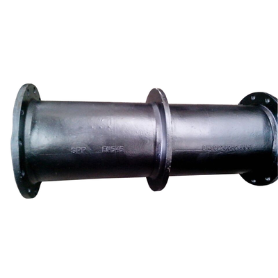 High quality ductile iron pipe fittings puddle double flange with puddle flange pipes