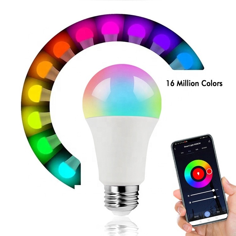 Tuya 12W WiFi Smart Light Bulb E27 RGB LED Lamp Dimmable Light With Smart Life APP Voice Control For Google Home