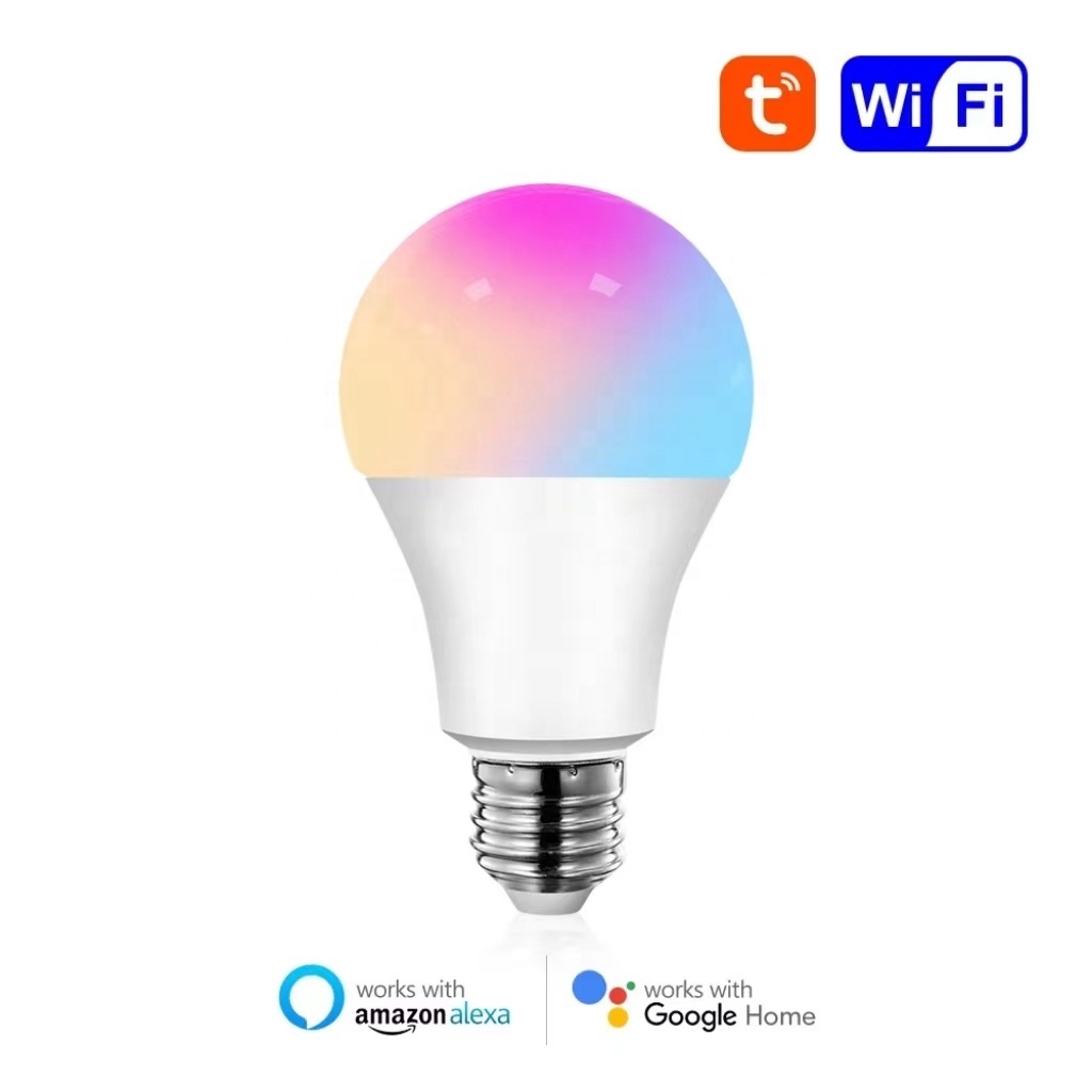 Tuya 12W WiFi Smart Light Bulb E27 RGB LED Lamp Dimmable Light With Smart Life APP Voice Control For Google Home