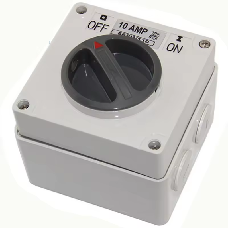 IP66 AU Standard 56SW332 3Pole 500V AC 32Amp Square Manual Weatherproof Waterproof Industrial Low Voltage Changeover Switch