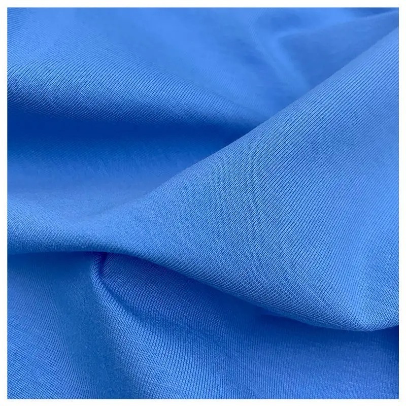 Shaoxing Textile 95% Bamboo Fiber 5% Spandex Elastic Knitted Jersey Baby Romper Sleepwear T-shirt Clothes Fabric Wholesale