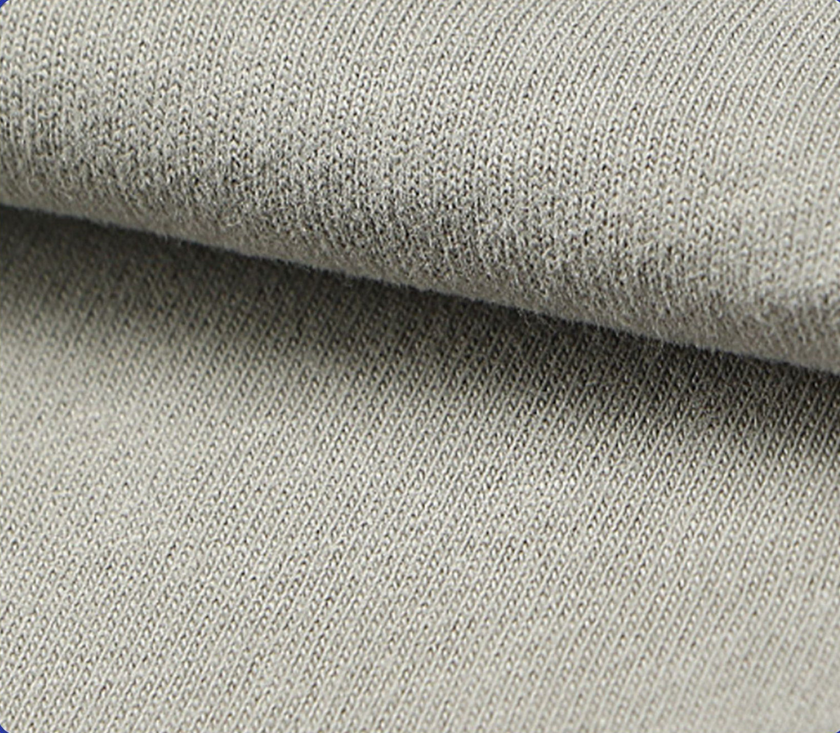 21S double yarn plain weave jersey 280g pure cotton velvet hoodie fabric Spring sweater T-shirt bottoming shirt fabric