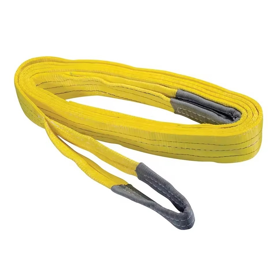 High quality 3T  4/5/6M Polyester  Flat webbing Lifting  Sling