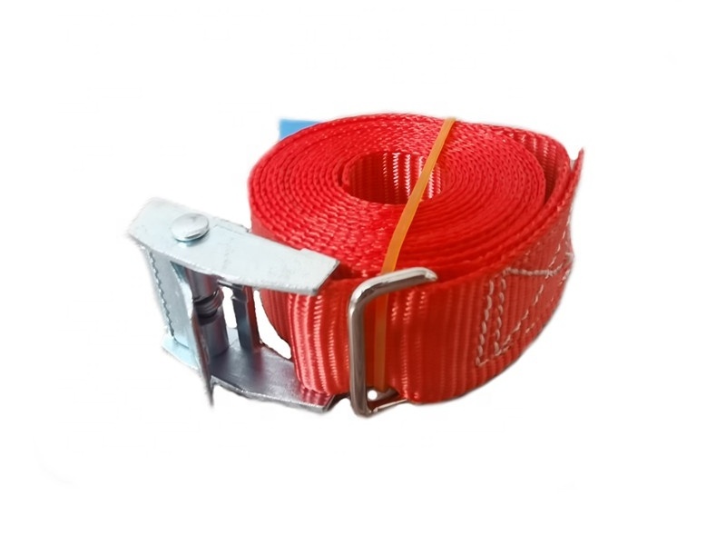 Hot sale cargo lashing  heavy duty width 25mm 500kg cambuckle ratchet tie down straps