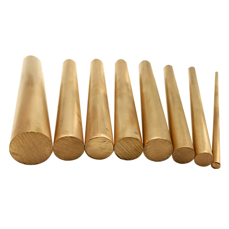 Factory Price Stock C28000 H59 H62 Brass Rod CuZn40Pb2 C37000 Solid Brass Round Bar Rod