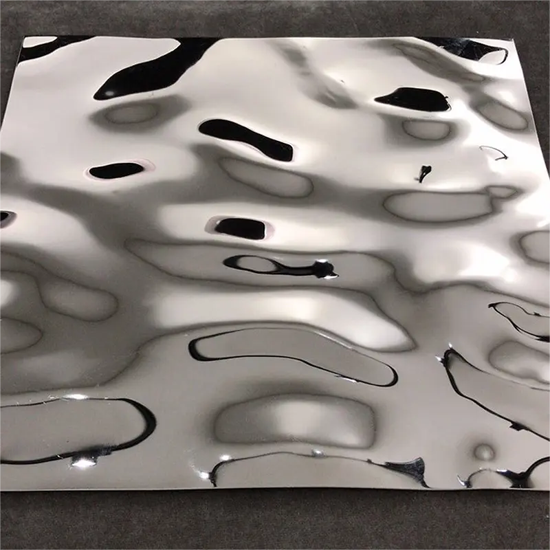 Water Ripple Effect Panel Wall Panels Water Ripple Hammered Colored Decorative Stainless Steel ...