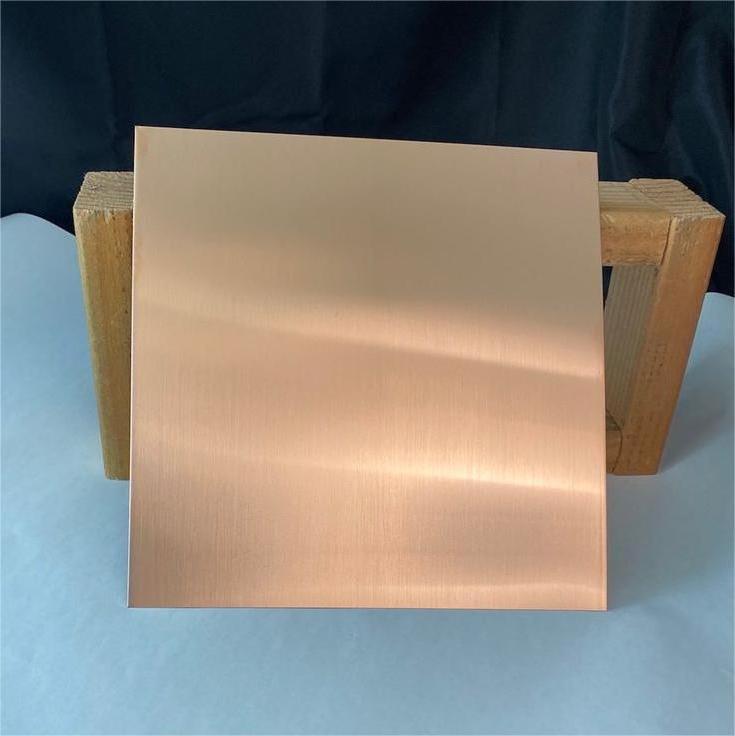 LME Price Hot Selling 1mm 2mm Pure Copper Sheet Decorative Brass Copper Plate Sheet