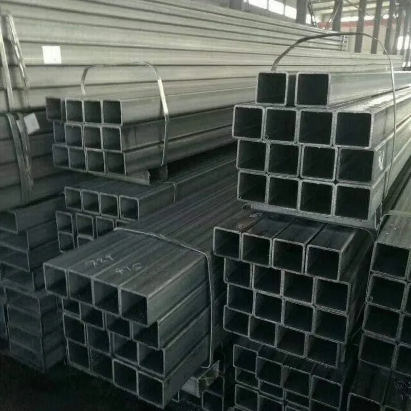 properties square tube 20x20 25x25 40x40 50x50 galvanized steel rectangular pipe