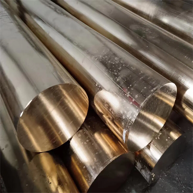 JIS C5212 C54100 Pb104 CuSn8 Bronze Round Bar 2-200mm Casting Phosphor Bronze Rod Price Per Kg