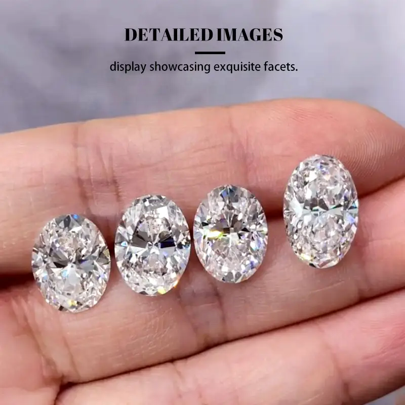 D Colour 3.05CT SI1 HPHT Cultivated Diamonds Loose Wedding Bands Studs Necklaces Rings Oval Cut IGI Cultivated Diamonds