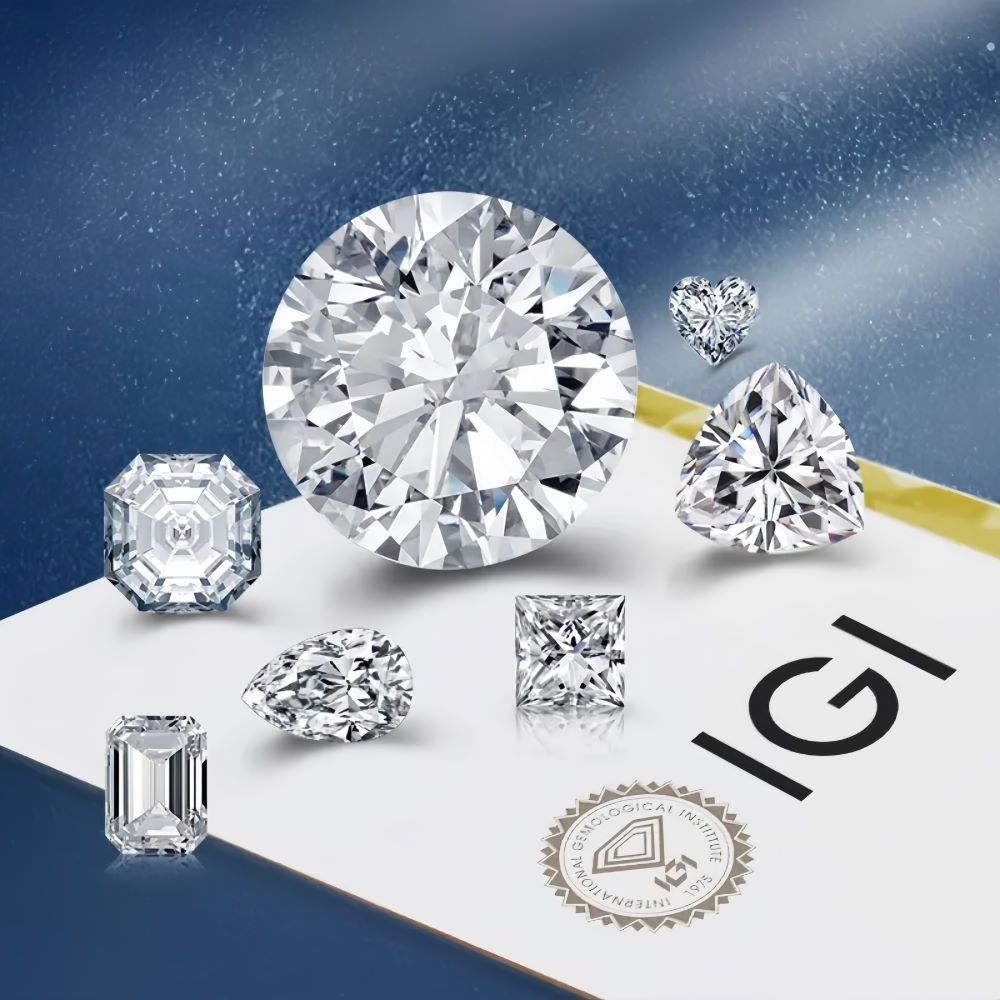 Top Quality Diamond Cut Round Shape DEF  Color VS1 Clarity IGI Certified  HPHT CVD grown diamond lab grown