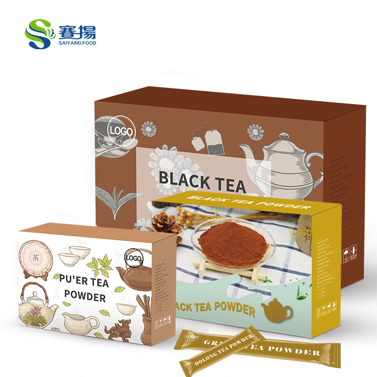 ISO Factory Supply Healthy Instant Dried Style Ginger Powder Tea Drink Ginger Tea Powder