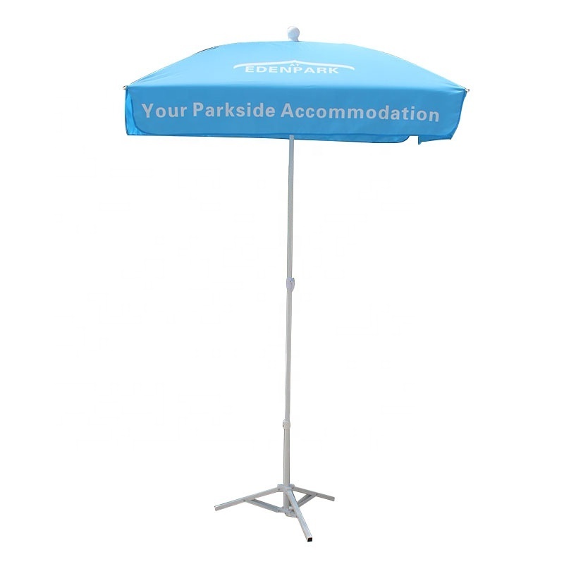 2023 New 2 *2 Meter Factory Square Wholesale Large Sun Umbrella For Outdoor Printing Advertising Umbrella umbrella Table Tray