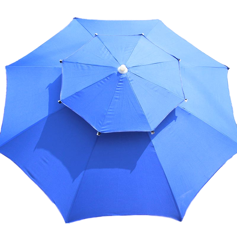 9 FT Large Outdoor Patio Umbrella Wholesale Outdoor Double Layer Canopy Garden Umbrella Market Umbrella