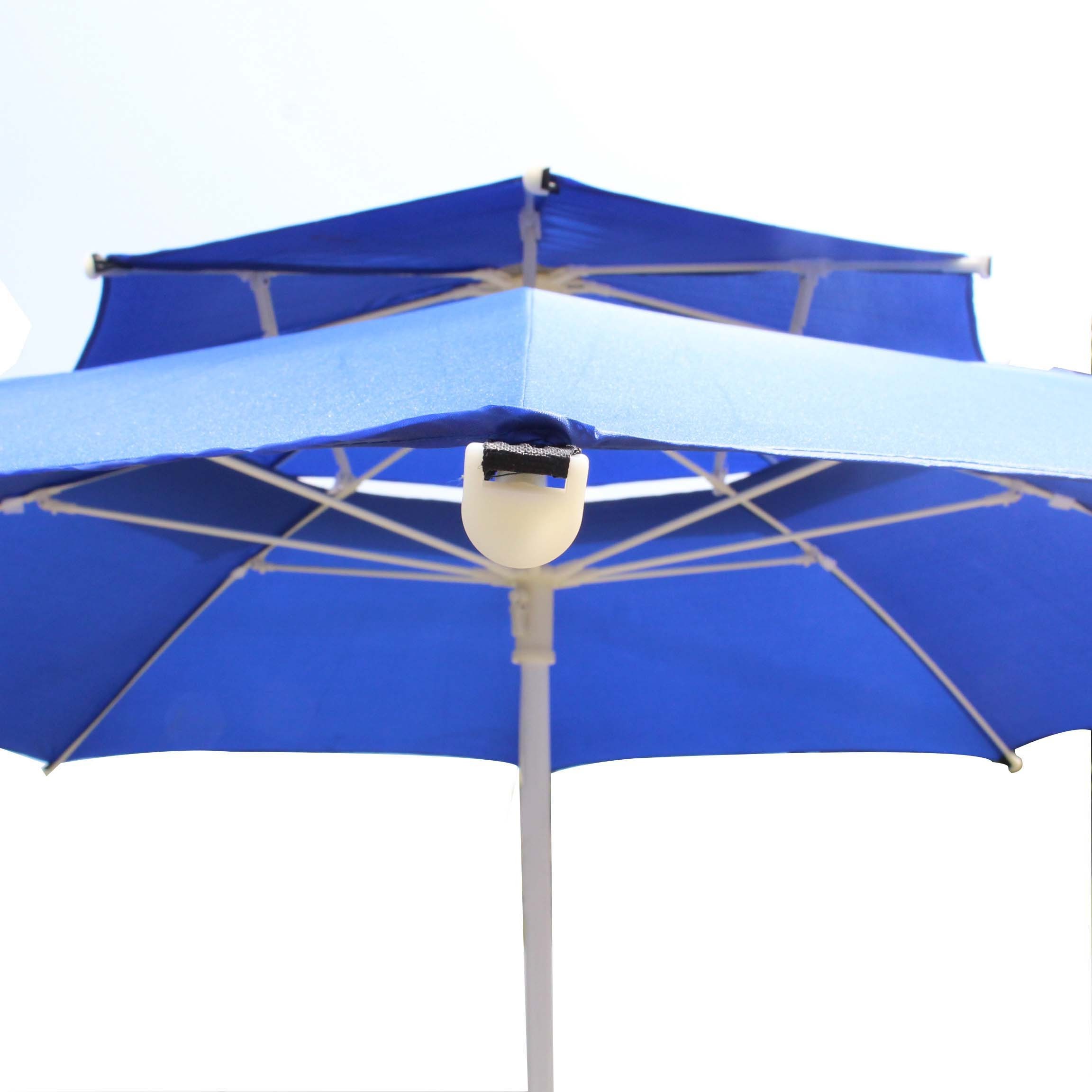 9 FT Large Outdoor Patio Umbrella Wholesale Outdoor Double Layer Canopy Garden Umbrella Market Umbrella