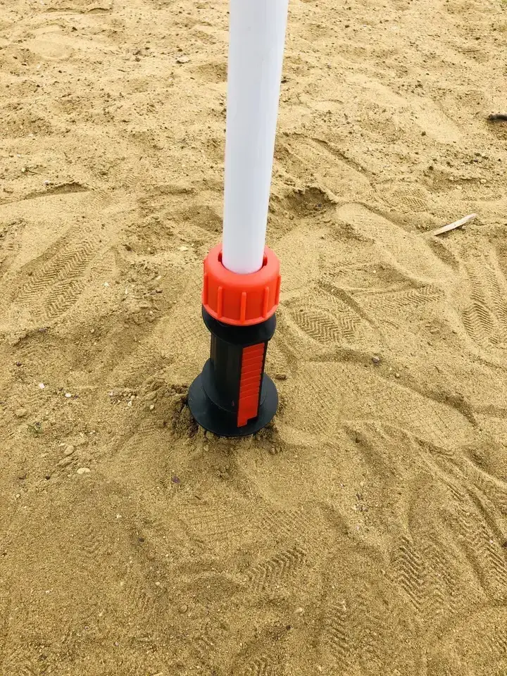 Hot Sale Beach Umbrella Pole Holder Plastic PP Sand Anchor Outdoor Umbrella Ground Screw Sand Anchor