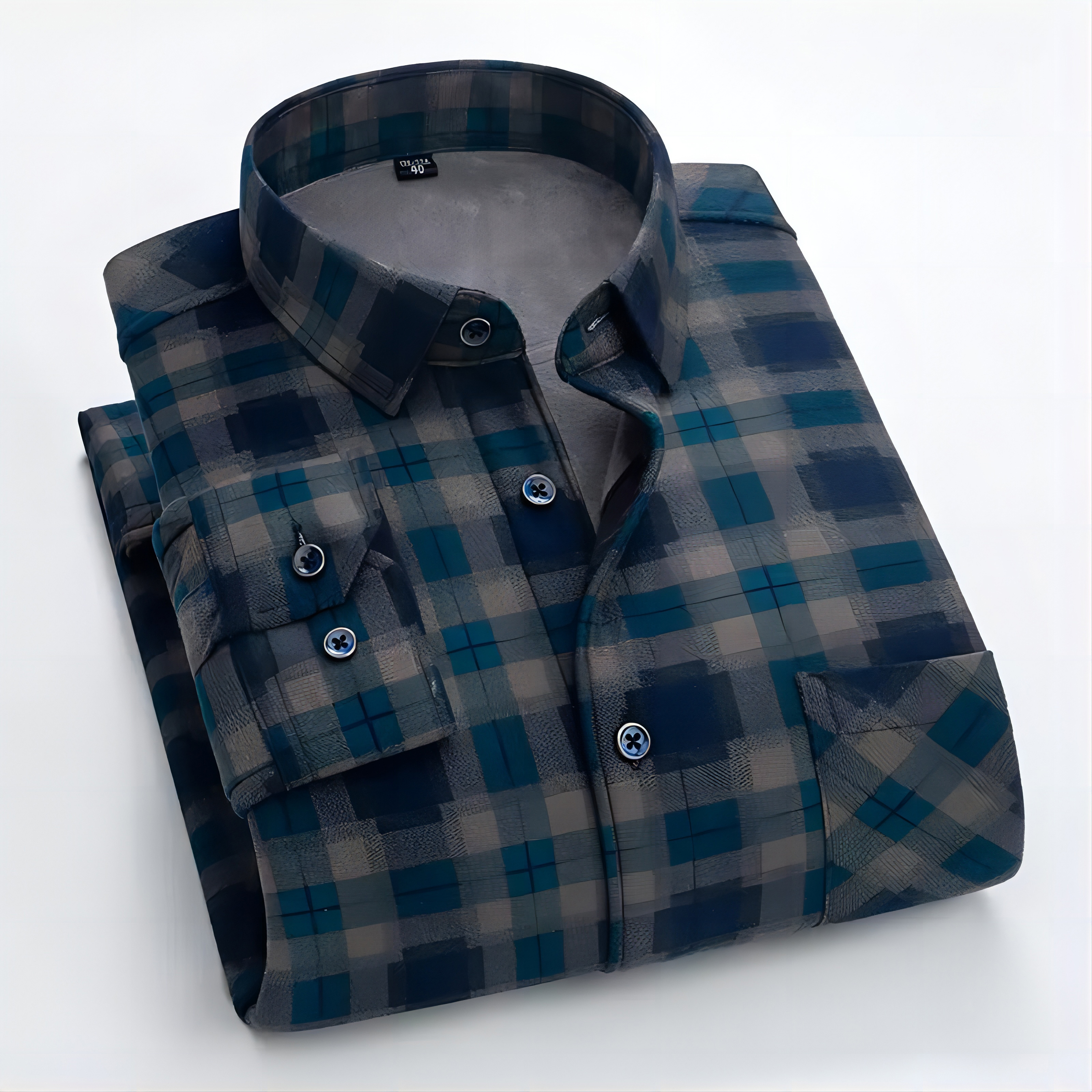 Factory Direct Sale 2022Long Sleeve Heavy Weight Winter Flannel Check Shirts