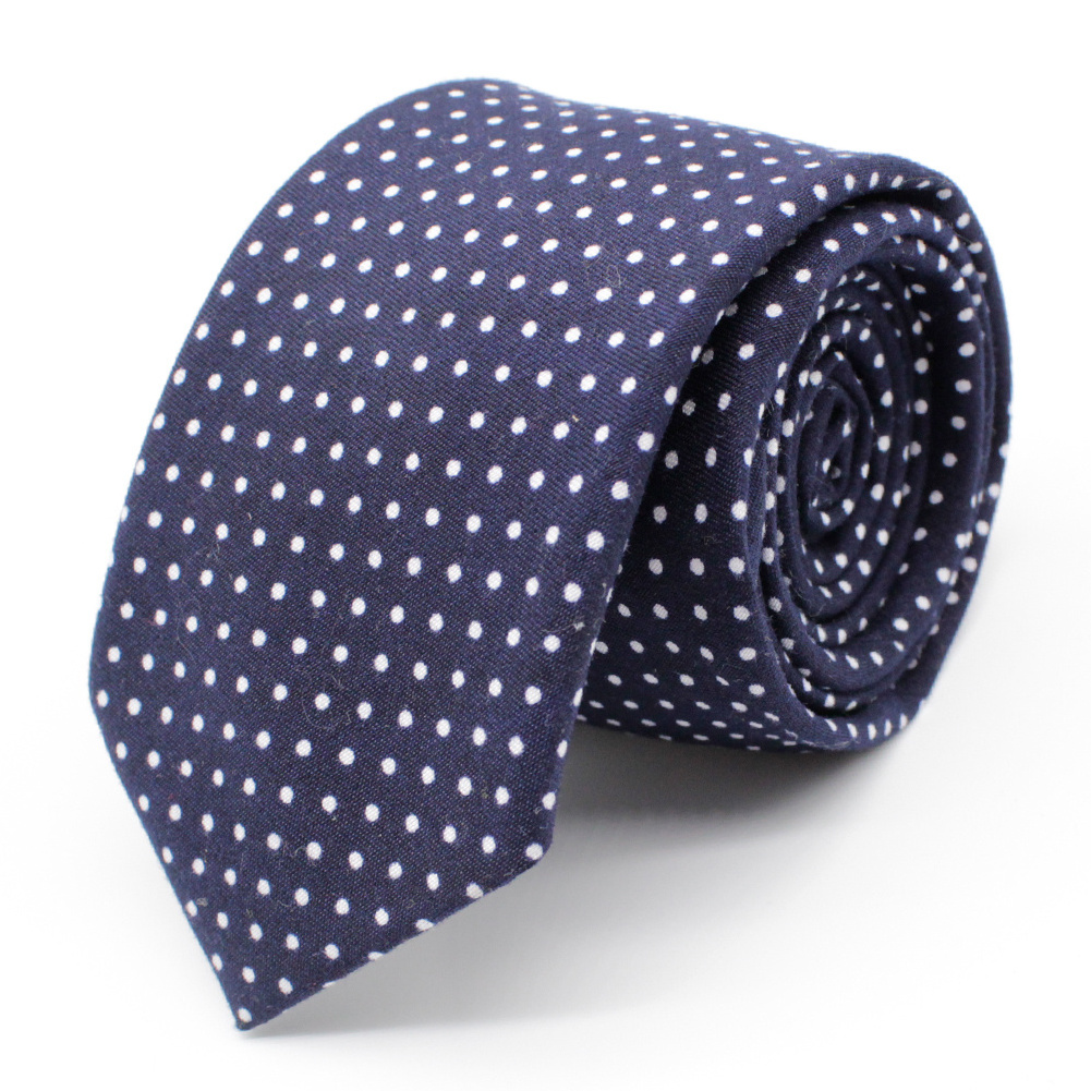 Polka dot tie New High Quality Polyester tie Men Necktie Custom Neck Ties For Men