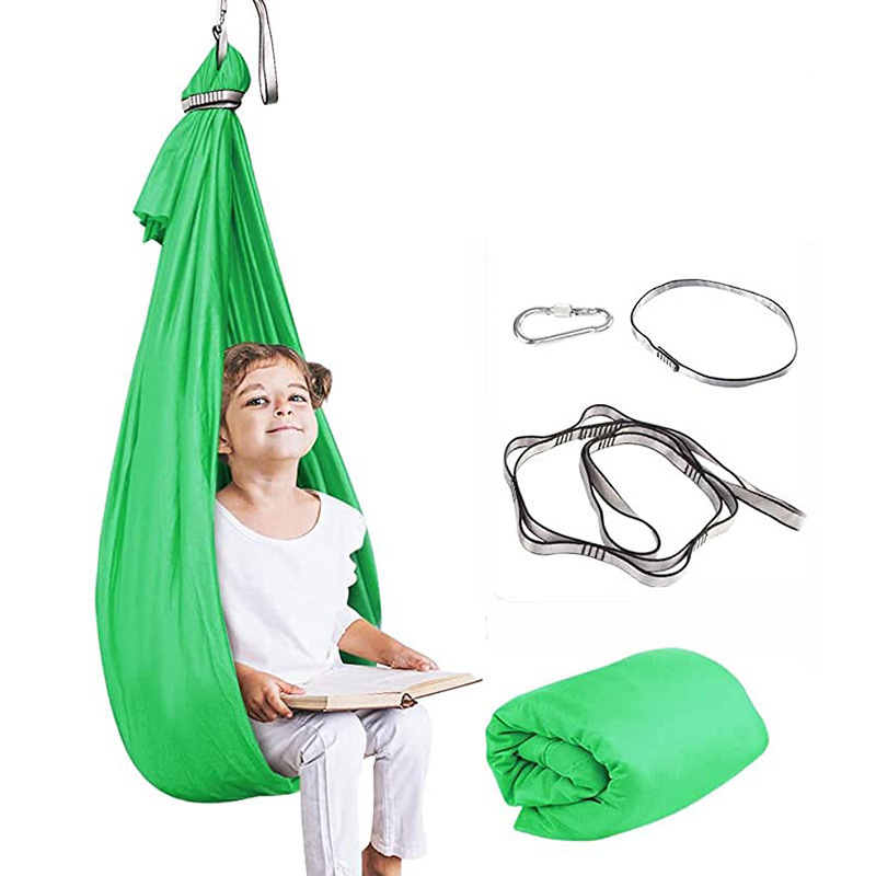 Popular 100*200cm Home Indoor Outdoor Baby Hammock Child Sensory Kids Swing Children Hanging Hammock