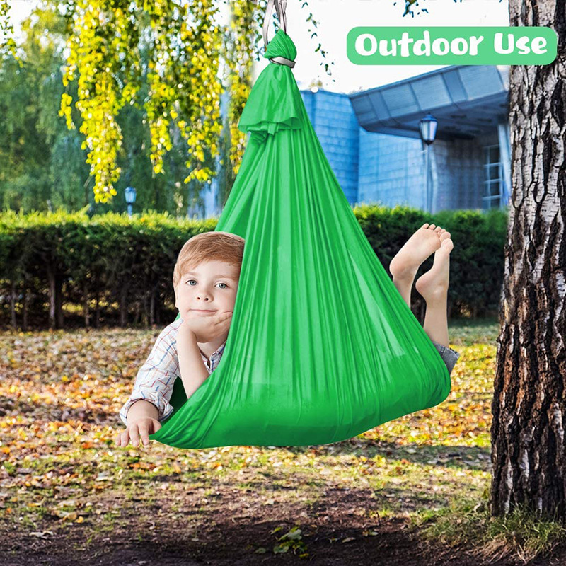 Popular 100*200cm Home Indoor Outdoor Baby Hammock Child Sensory Kids Swing Children Hanging Hammock