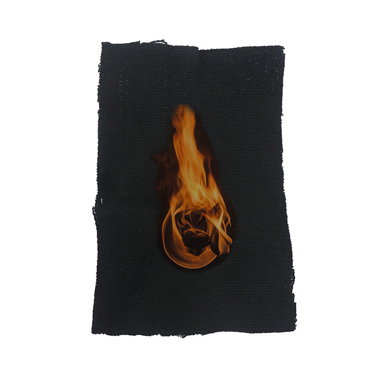 High Quality Outdoor Kindling Carbon Cloth Fire Charcoal Cloth Camping Barbecue Tinder Flint Fire Tool