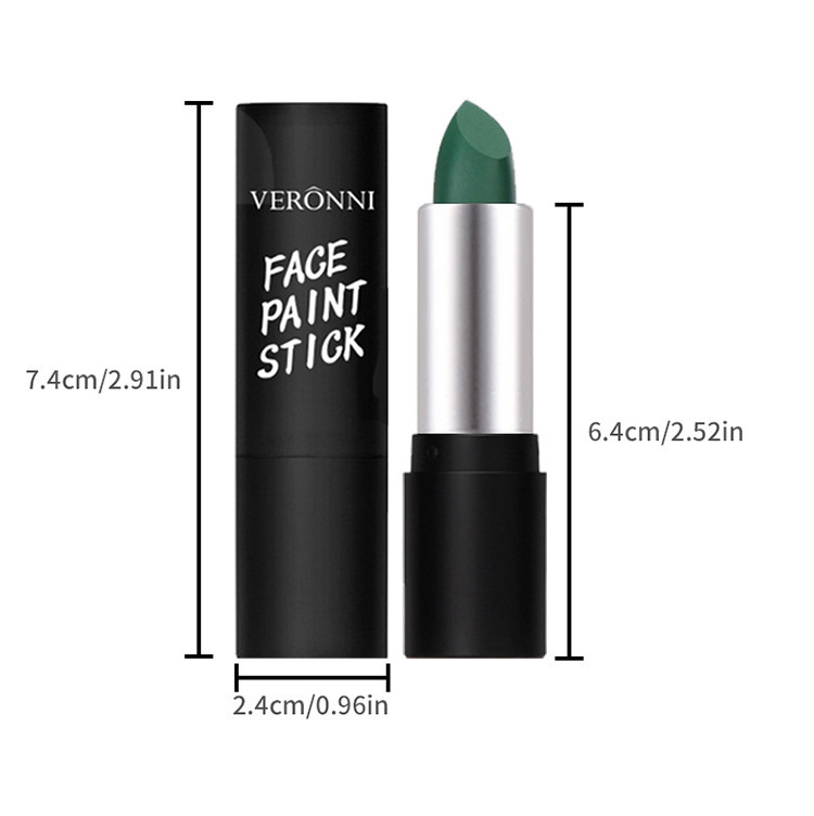 Hot VERONNI Cruelty Free Non-Toxic Long Lasting Halloween Makeup Sport Games Lipstick Body Face Paint Stick