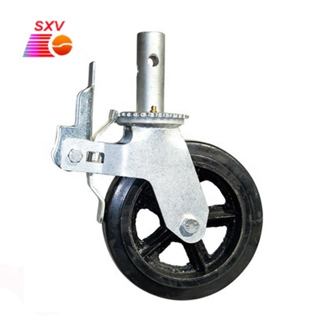 Wholesale factory price scaffolding heavy duty pu caster wheels