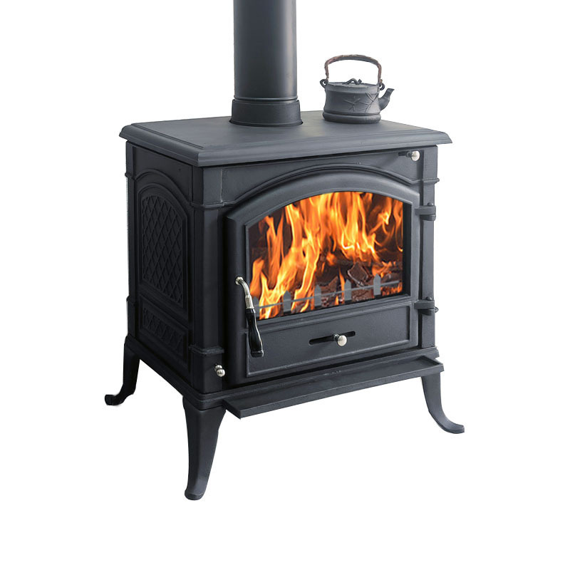 Eco-friendly Wood Burning Stove indoor roast bread corn meat BBQ wood burning heating stove fireplace