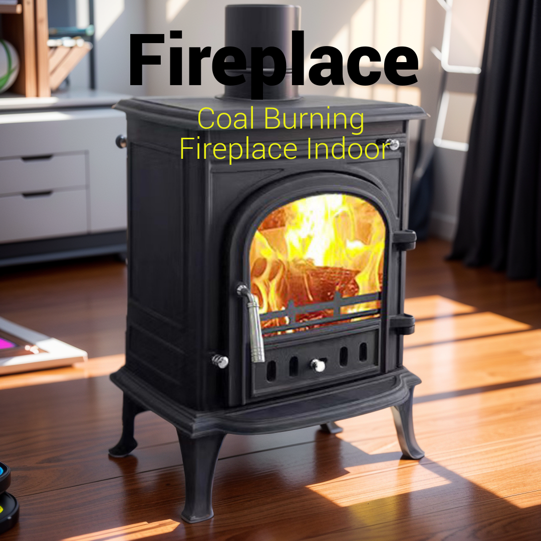 Eco-friendly Indoor Multifunctional Smokeless Metal Furnace Heating Flammable Fireplace small Wood Stove