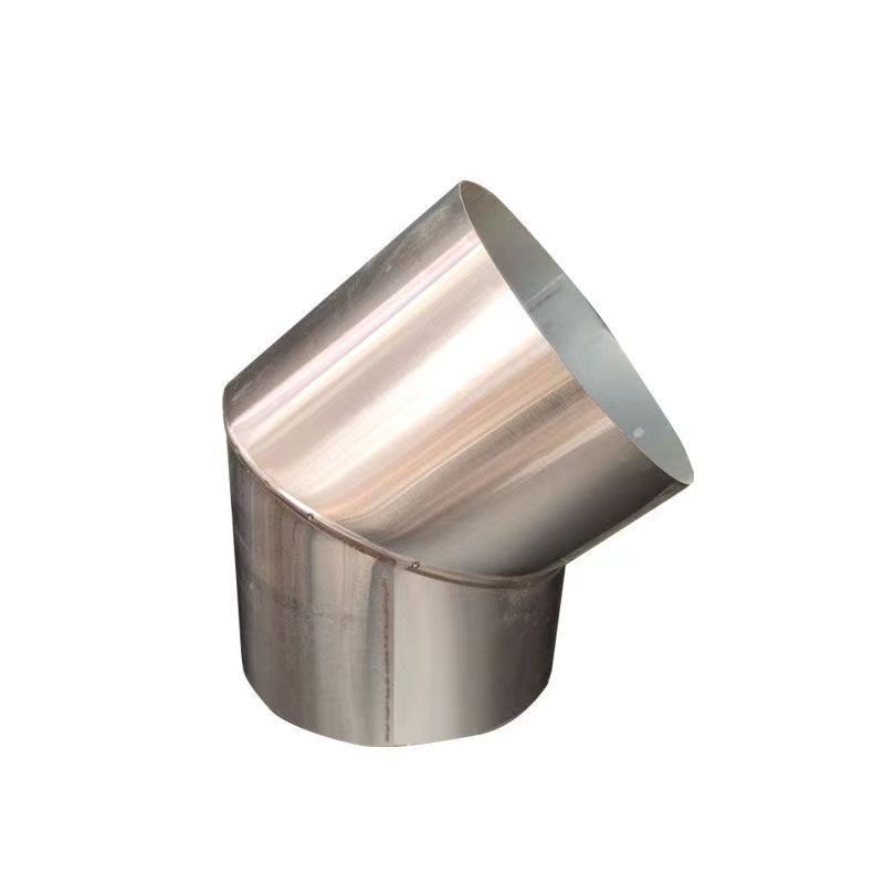 stainless steel chimney elbow 45/90 degree angle branch fireplace accessories