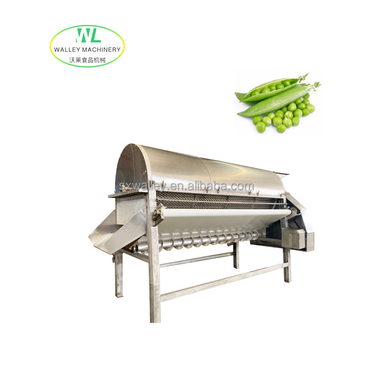 Hot Sale Industrial Green Pea Peeling Machine Pea Depodding Peeler Bean Podding Equipment Pea Sheller