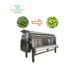 Hot Sale Industrial Green Pea Peeling Machine Pea Depodding Peeler Bean Podding Equipment Pea Sheller