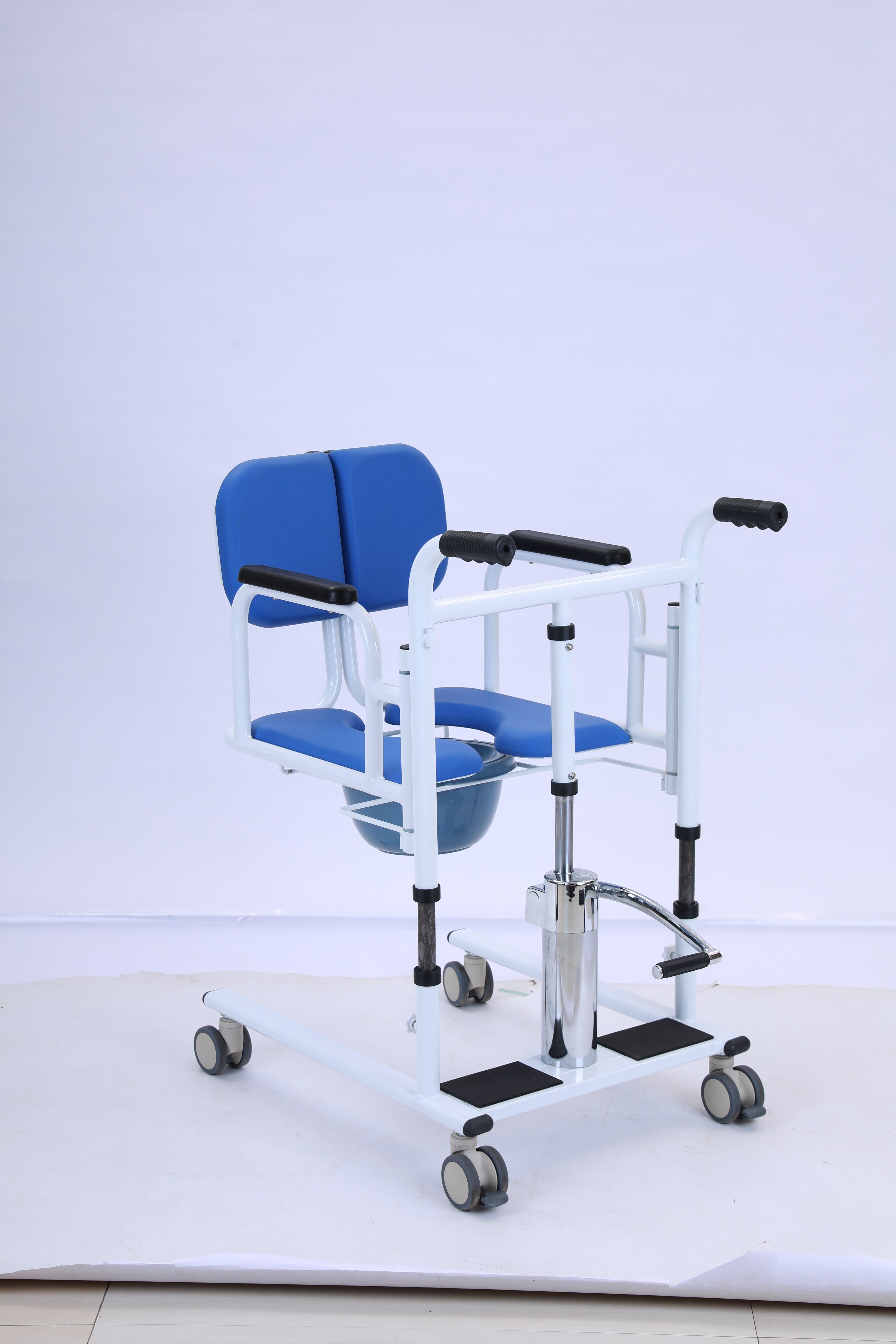 Paralyzed elderly lift transfer chair patient lift transfer chair for home use