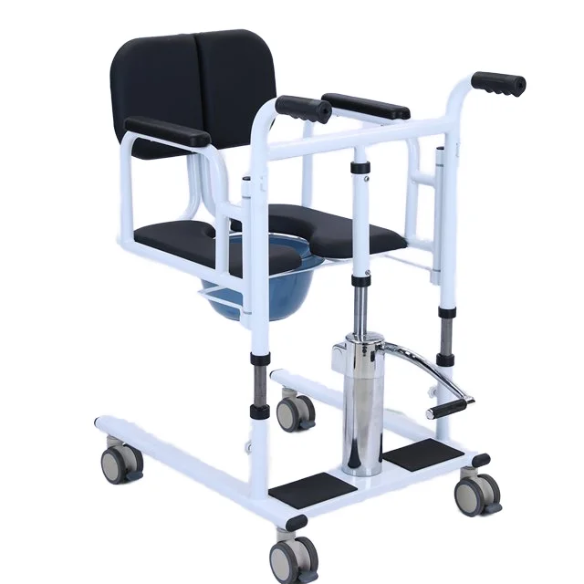 Paralyzed elderly lift transfer chair patient lift transfer chair for home use