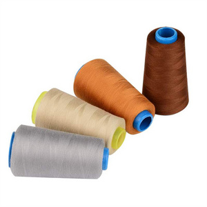 Weitian WT brand tailoring materials 100% spun polyester yarn sewing thread ticket 120 raw white 5000m turkey