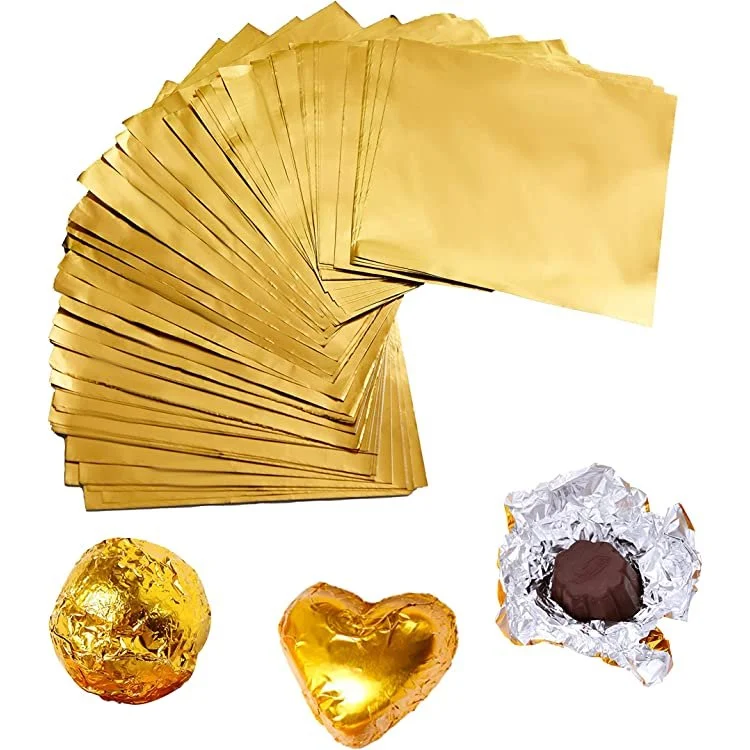 New Arrival Food Grade Embossed Aluminium Chocolate Wrapping Foil With Factory Price