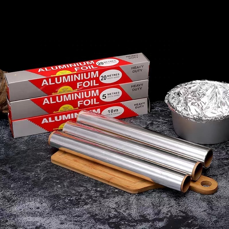 Tin Kitchen Foil Roll Heavy Duty Aluminum Baking Foil Combination Suit for BBQ Roasting